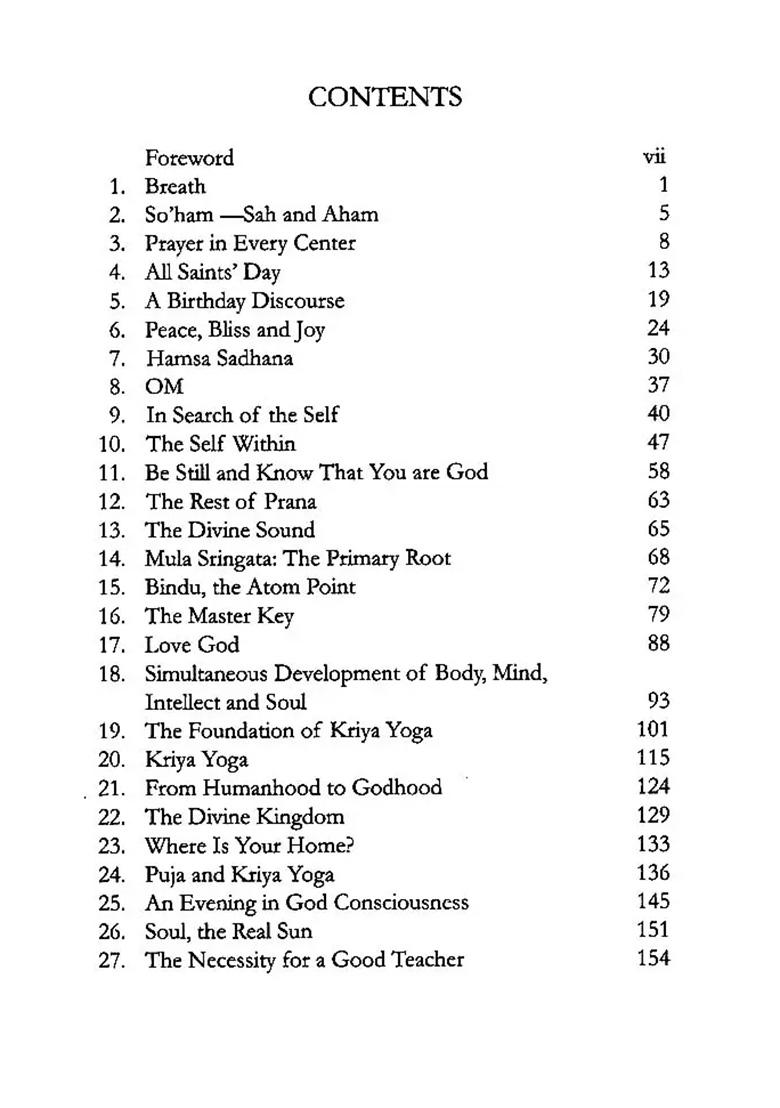 A Collection Of Instructions On Kriya Yoga - Indya