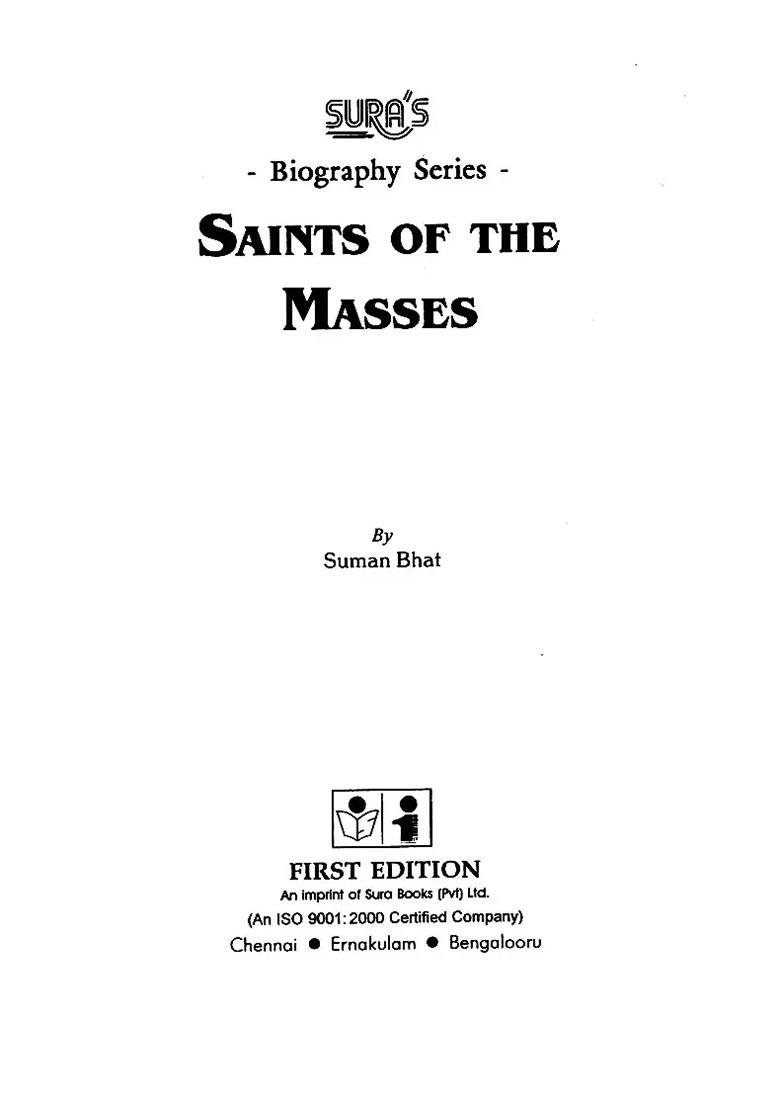 Saints Of The Masses (Biography Series) - Indya