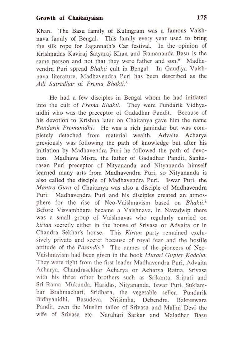 Chaitanya Movement In Eastern India - An Old And Rare Book - Indya