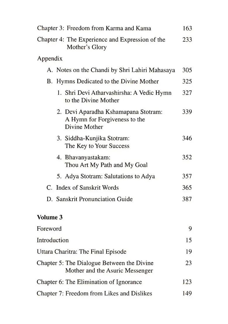 Only Her Grace-Metaphorical Explanations Of Devi Mahatmya With Notes From Shri Lahiri Mahasaya (Set Of Three Volumes) - Indya
