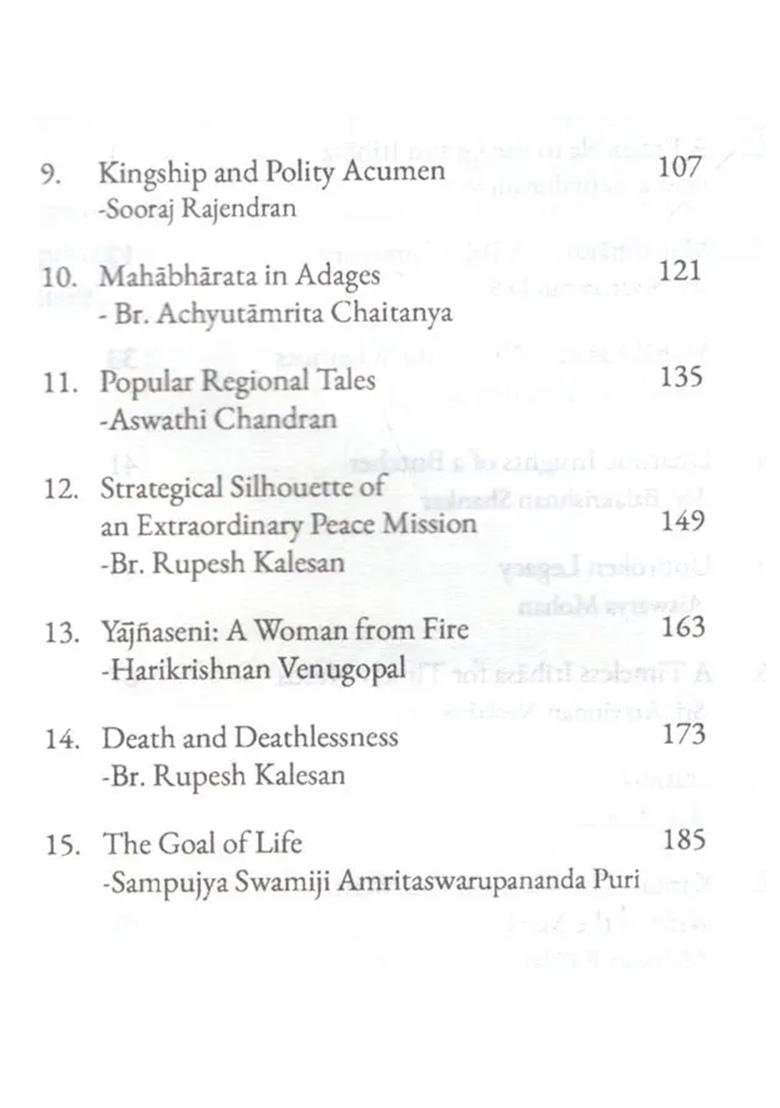 Strategic Lessons From Mahabharata - Indya