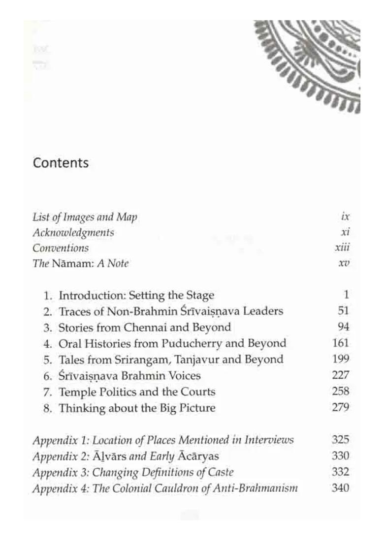 Turbulent Transformations: Non-Brahmin Srivaisnavas On Religion, Caste And Politics In Tamil Nadu - Indya