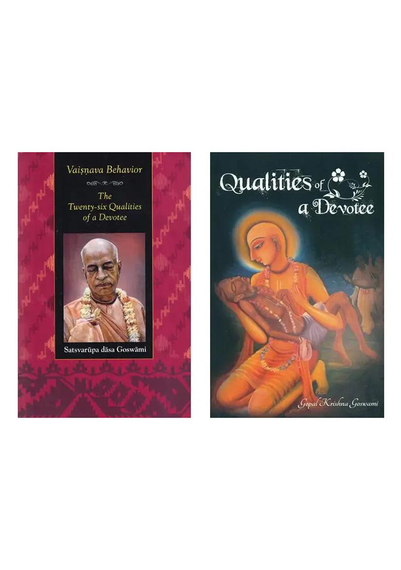 Set Of 2 Books On Qualities Of A Vaishnava Devotee (Bhakta) - Indya