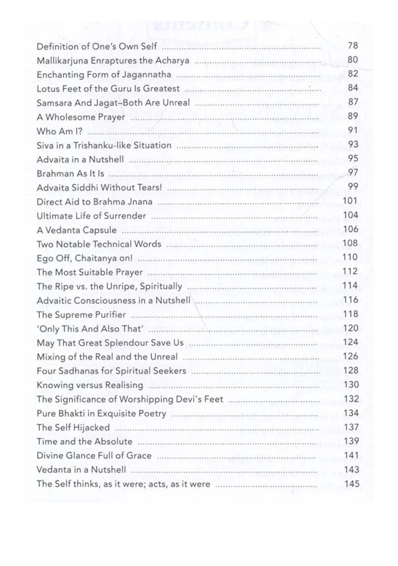 Gems Of Sankara- Select Verses On Atma Vidya - Indya