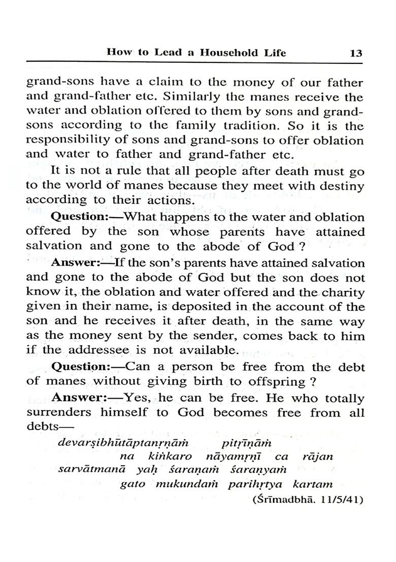 How To Lead A Household Life - Indya