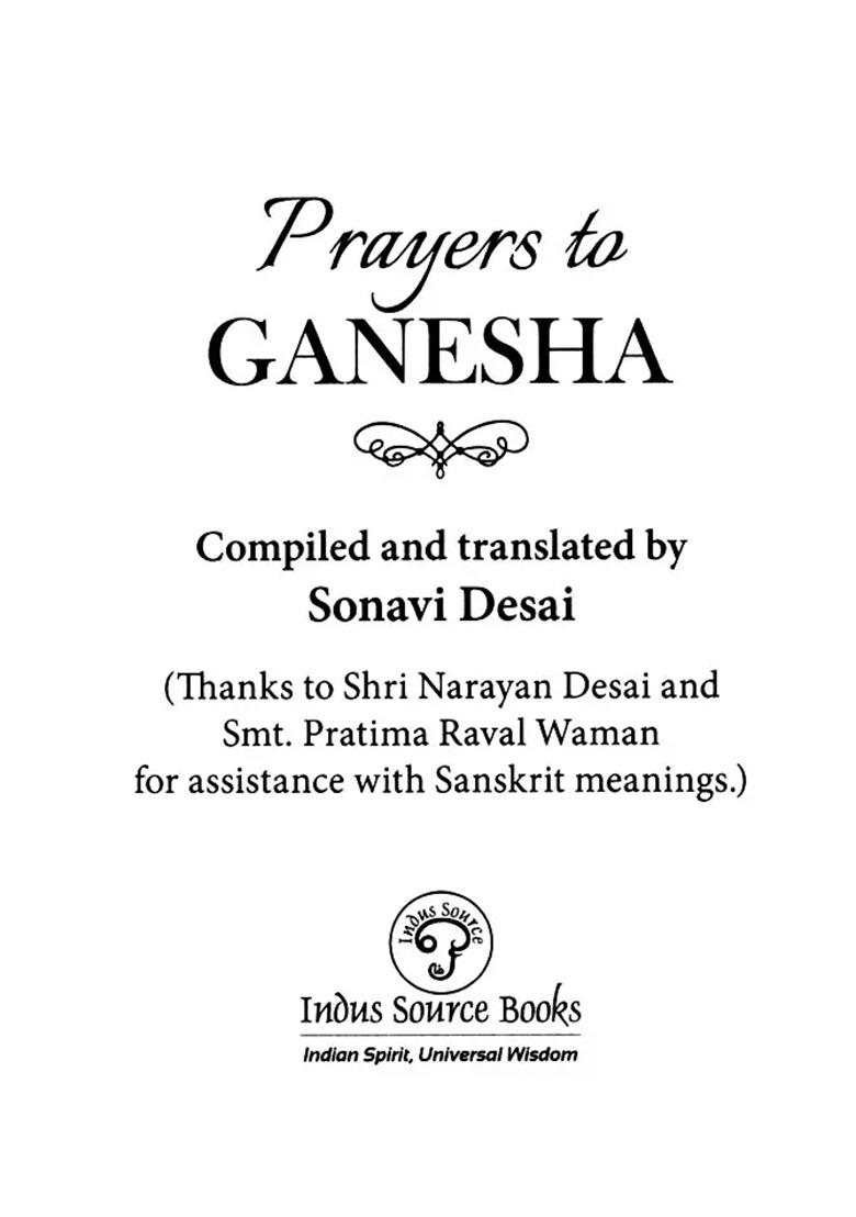 Prayers To Ganesha With Roman - Indya