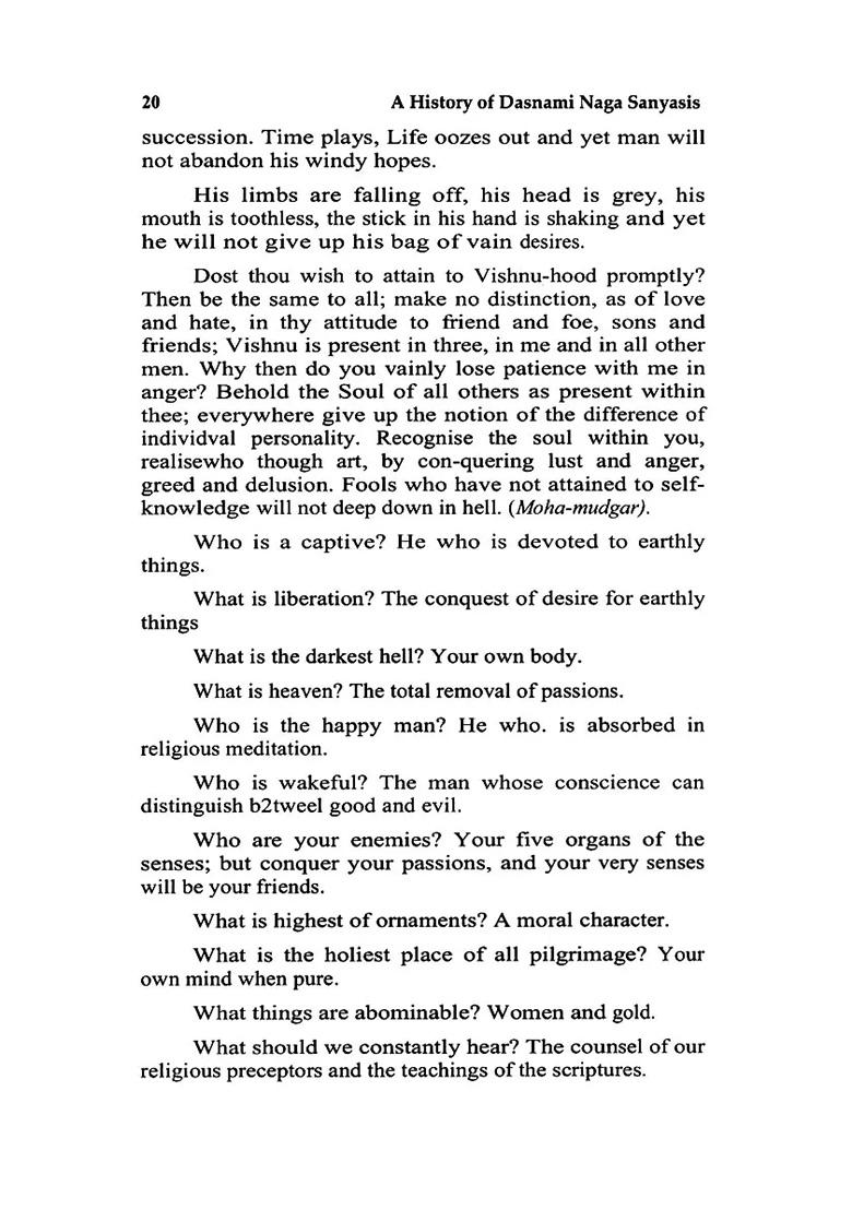 A History Of Dasnami Naga Sanyasis - Indya