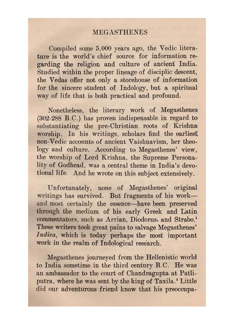 Archeology And The Vaishnava Tradition: The Pre-Christian Roots Of Krishna Worship (An Old And Rare Book) - Indya