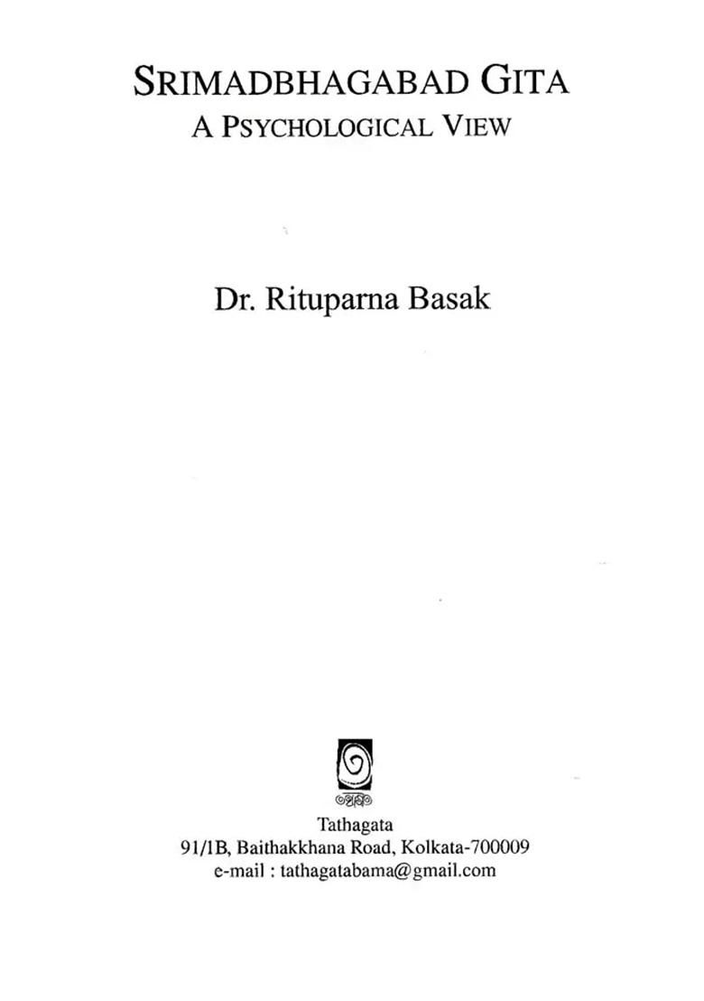 Srimadbhagabad Gita: A Psychological View - Indya