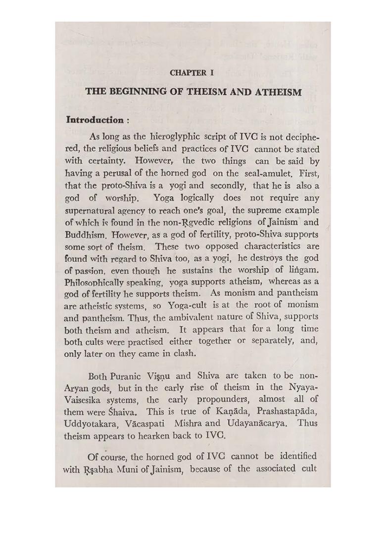 The Classical Religious Philosophy Of The Hindus - Indya