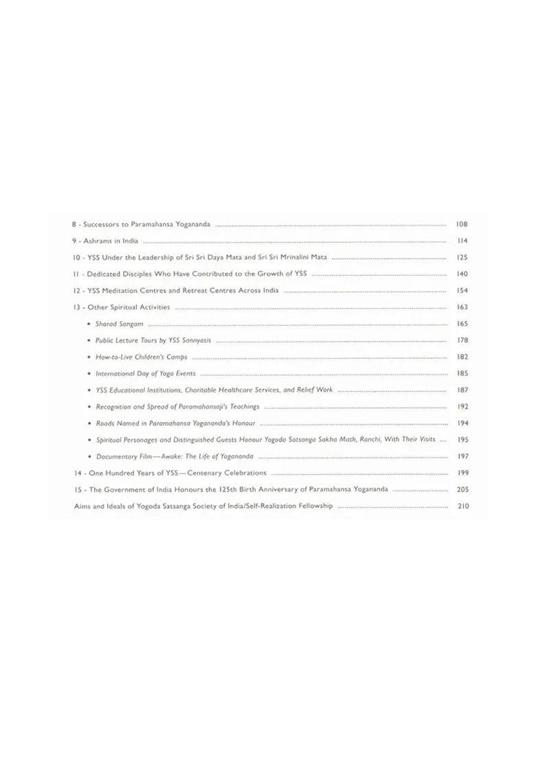 My Work Shall Go On- The Living Legacy Of Paramahansa Yogananda - Indya