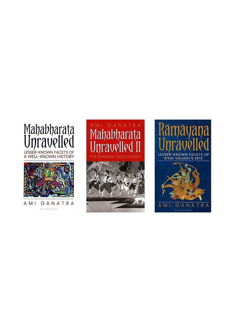 Mahabharata And Ramayana Unravelled (Set Of 3 Books) - Indya