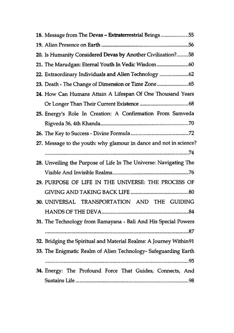 The Vedic Secrets Of Life And Universe - Indya