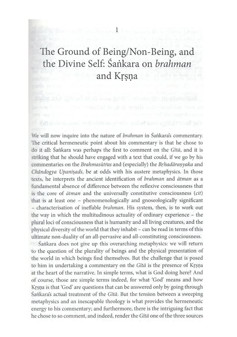 Divine Self, Human Self- The Philosophy Of Being In Two Gita Commentaries - Indya