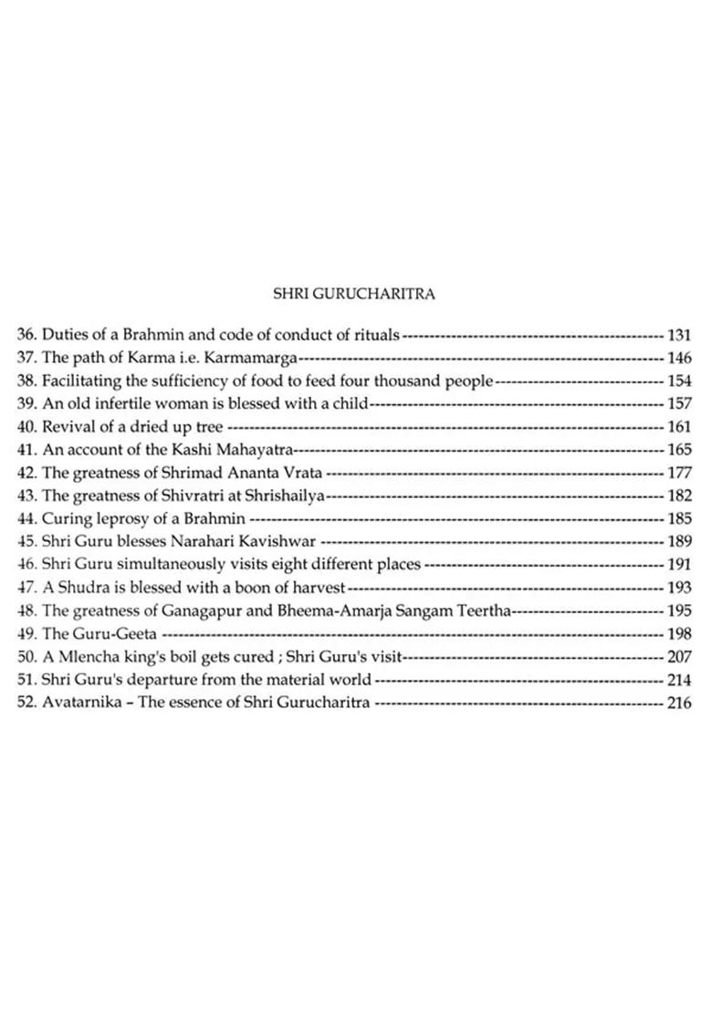 Shri Gurucharitra: The Divine Biography Of Shri Guru In English - Indya