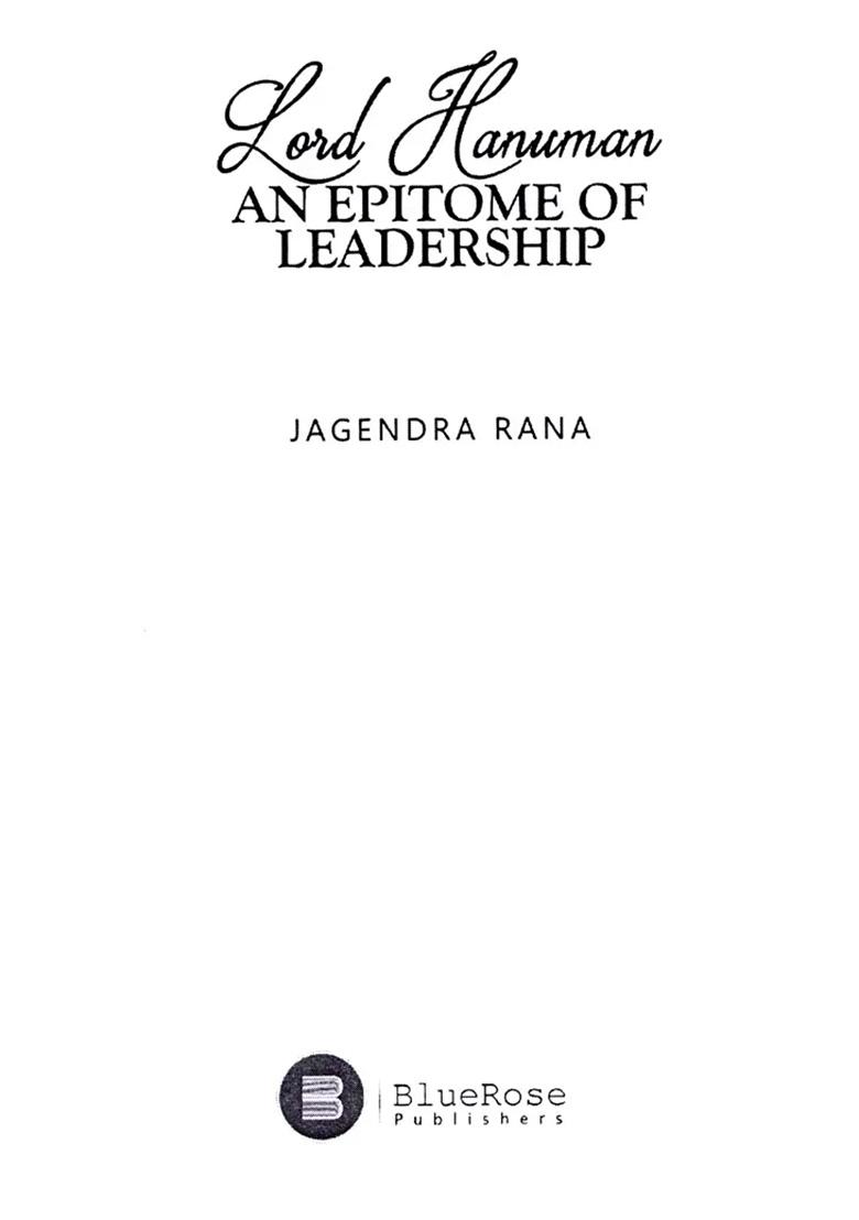 Lord Hanuman- An Epitome Of Leadership - Indya