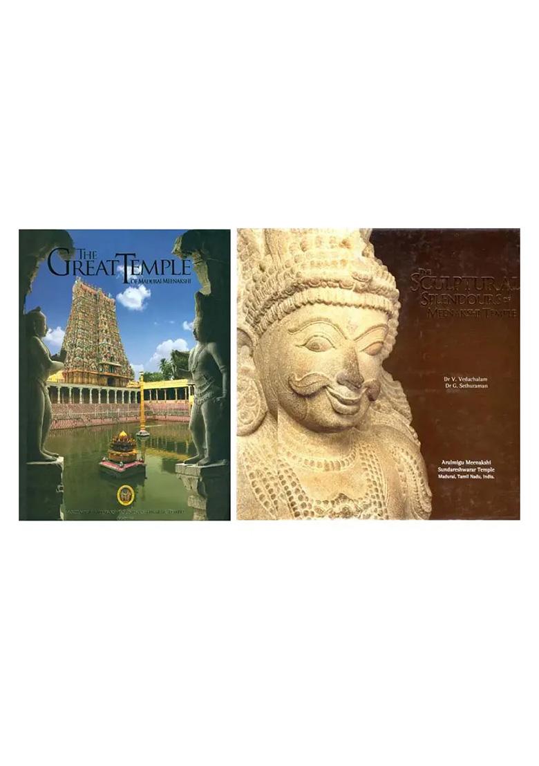 The Great Temple Of Madurai Meenakshi (Set Of 2 Books) - Indya