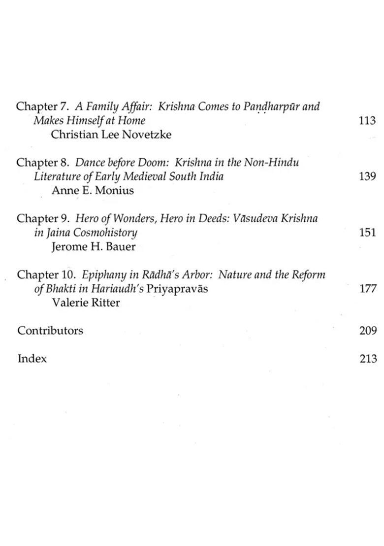 Alternative Krishnas Regional And Vernacular Variations On A Hindu Deity - Indya
