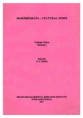 Mahabharata- Cultural Index (Volume-3, Fascicule 1)