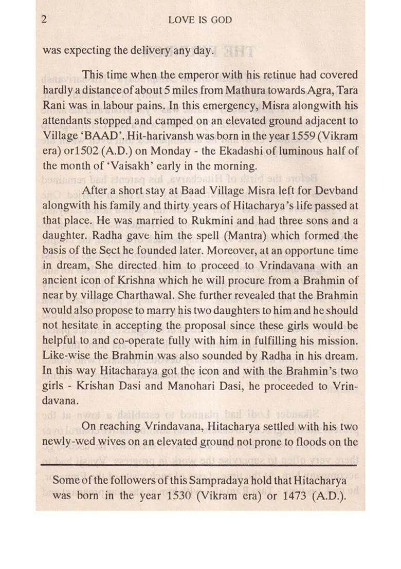 Love Is God (An Introduction To A Religious System Based On This Concept Of Ultimate Reality) - Indya