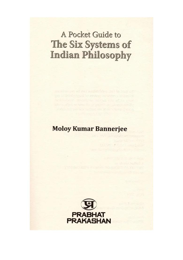 A Pocket Guide To The Six Systems Of Indian Philosophy - Indya