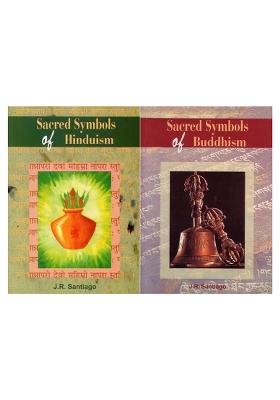 Sacred Symbols Of Hinduism And Buddhism (Set Of 2 Books)