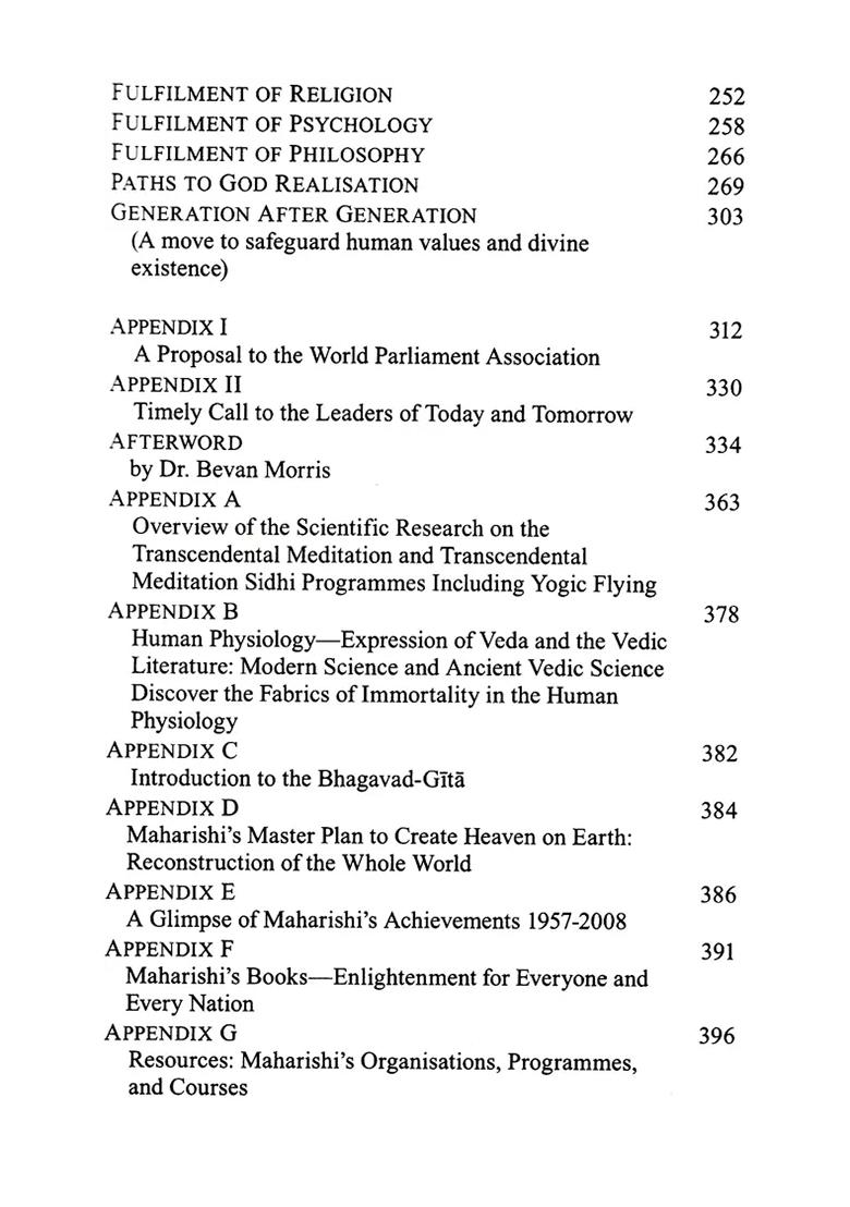 Science Of Being And Art Of Living (Transcendental Meditation) - Indya