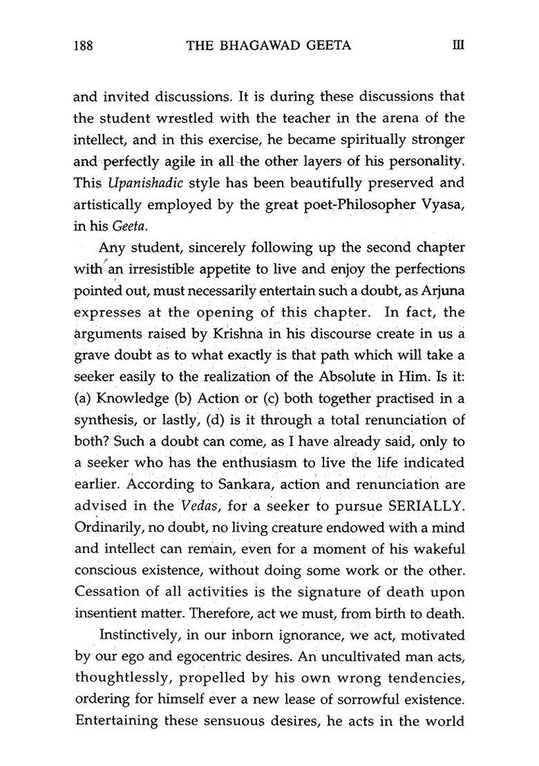 The Holy Geeta Commentary By Swami Chinmayananda - Indya