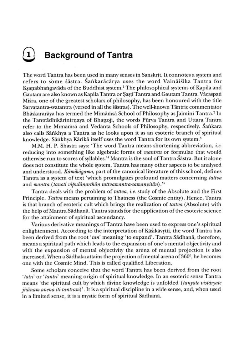 Tantra: Its Mystic And Scientific Basis - Indya