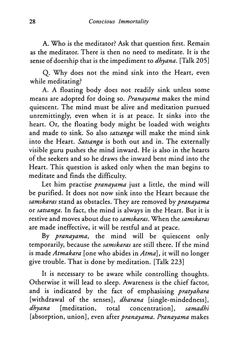 Conscious Immortality (Conversations With Sri Ramana Maharshi Recorded By Paul Brunton) - Indya