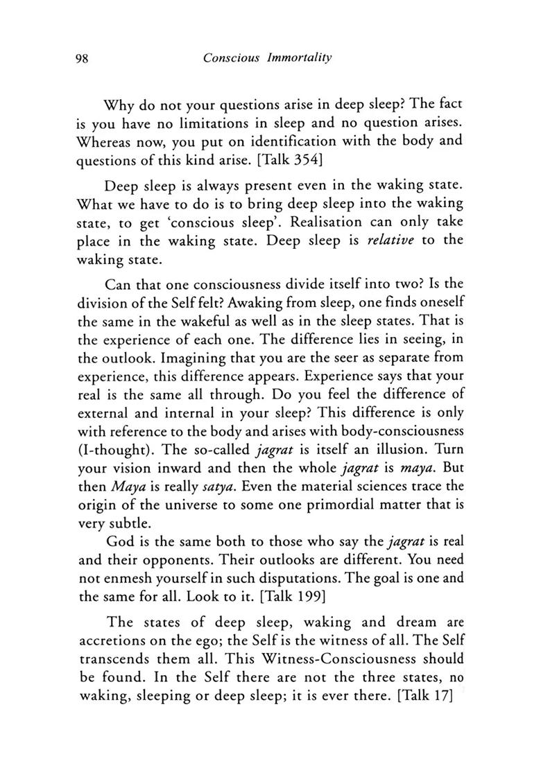 Conscious Immortality (Conversations With Sri Ramana Maharshi Recorded By Paul Brunton) - Indya