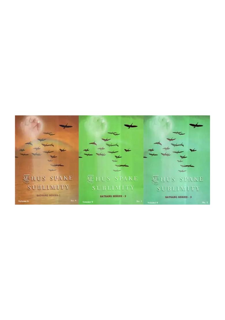 Thus Spake Sublimity- Satsang Series 1 To 3 (Set Of 3 Books) - Indya