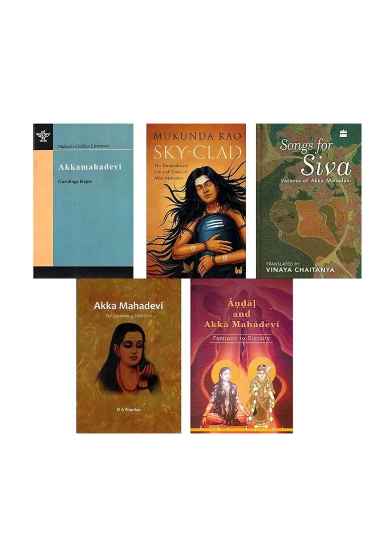 Books On Akka Mahadevi (Set Of 5 Books) - Indya