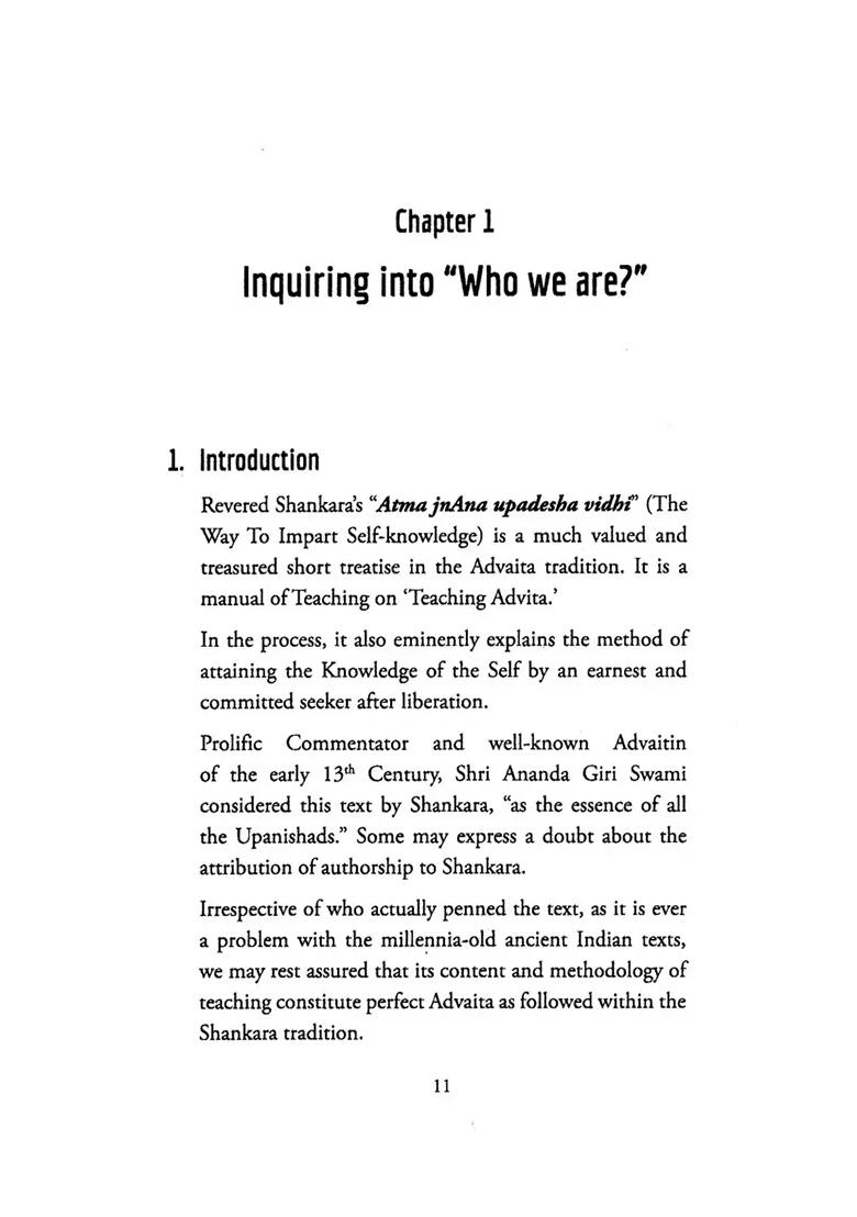 A Primer On Advaita: Based On Atmajnanopadeshavidhi Of Shankara (As Explained By Shri K.V. Krishna Murty) - Indya
