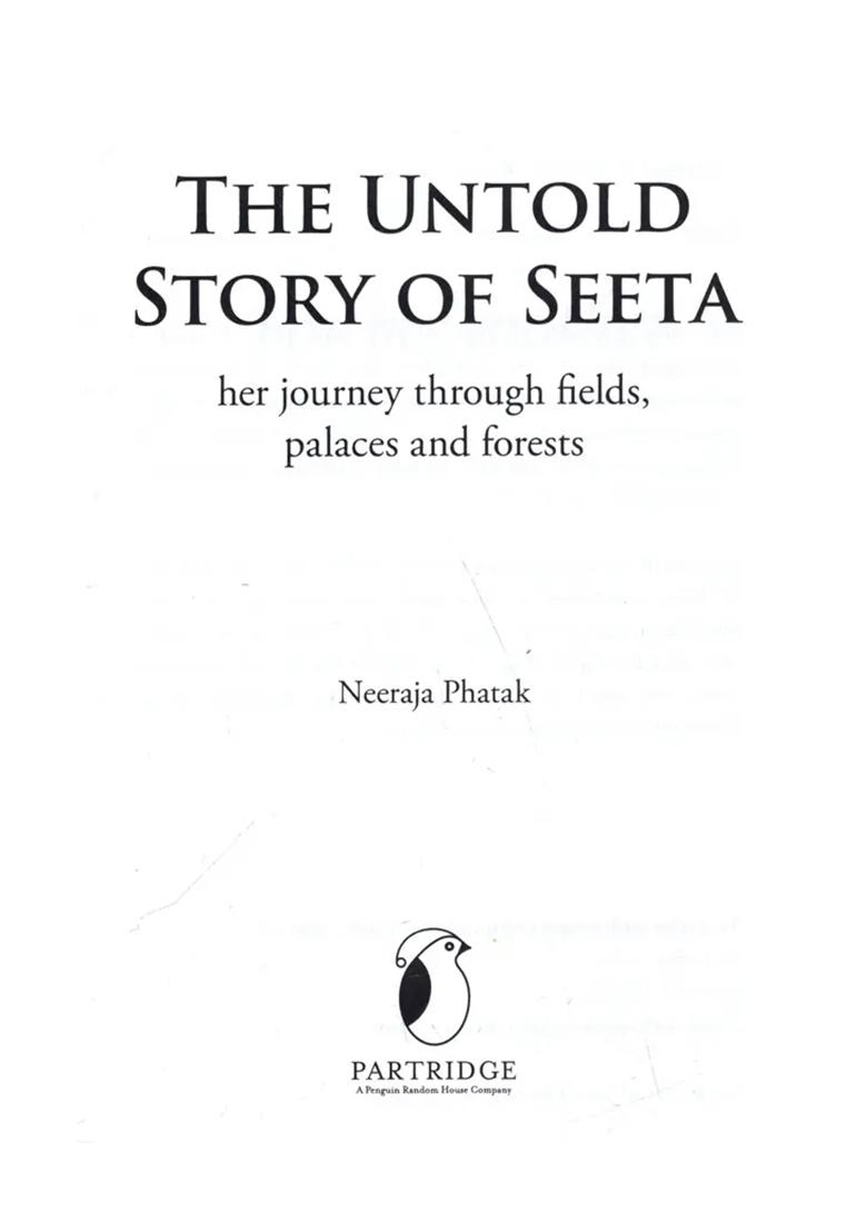 The Untold Story Of Seeta- Her Journey Through Fields, Palaces And Forests - Indya