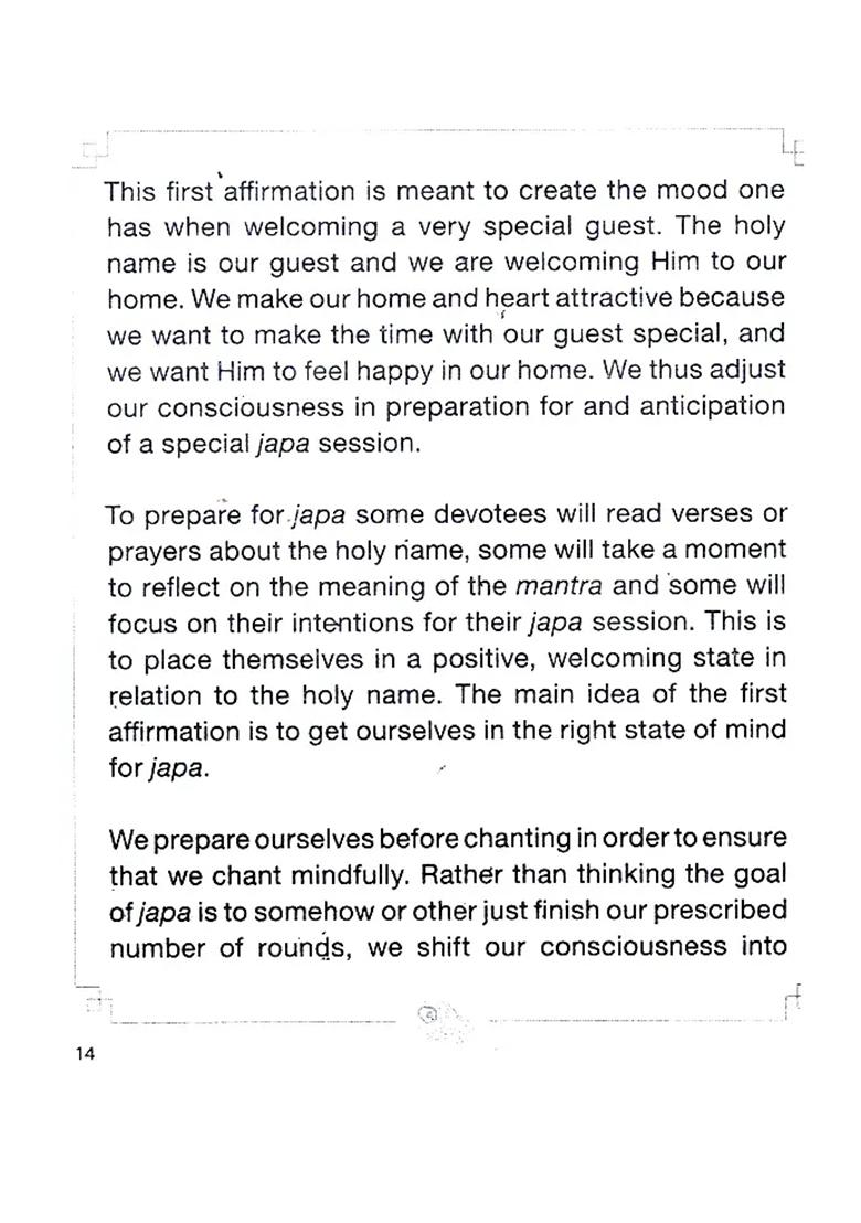 Japa- Affirmations Mahatma Das (20 Meditations To Deepen Your Chanting) - Indya