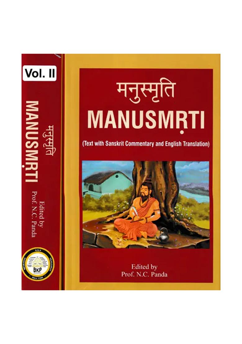 Text With Sanskrit Commentary And English Translation (Set Of 2 Volumes) - Indya
