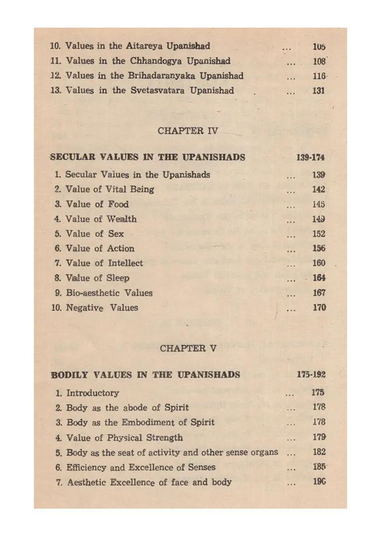 Secular, Social And Ethical Values In The Upanishads (An Old And Rare Book) - Indya