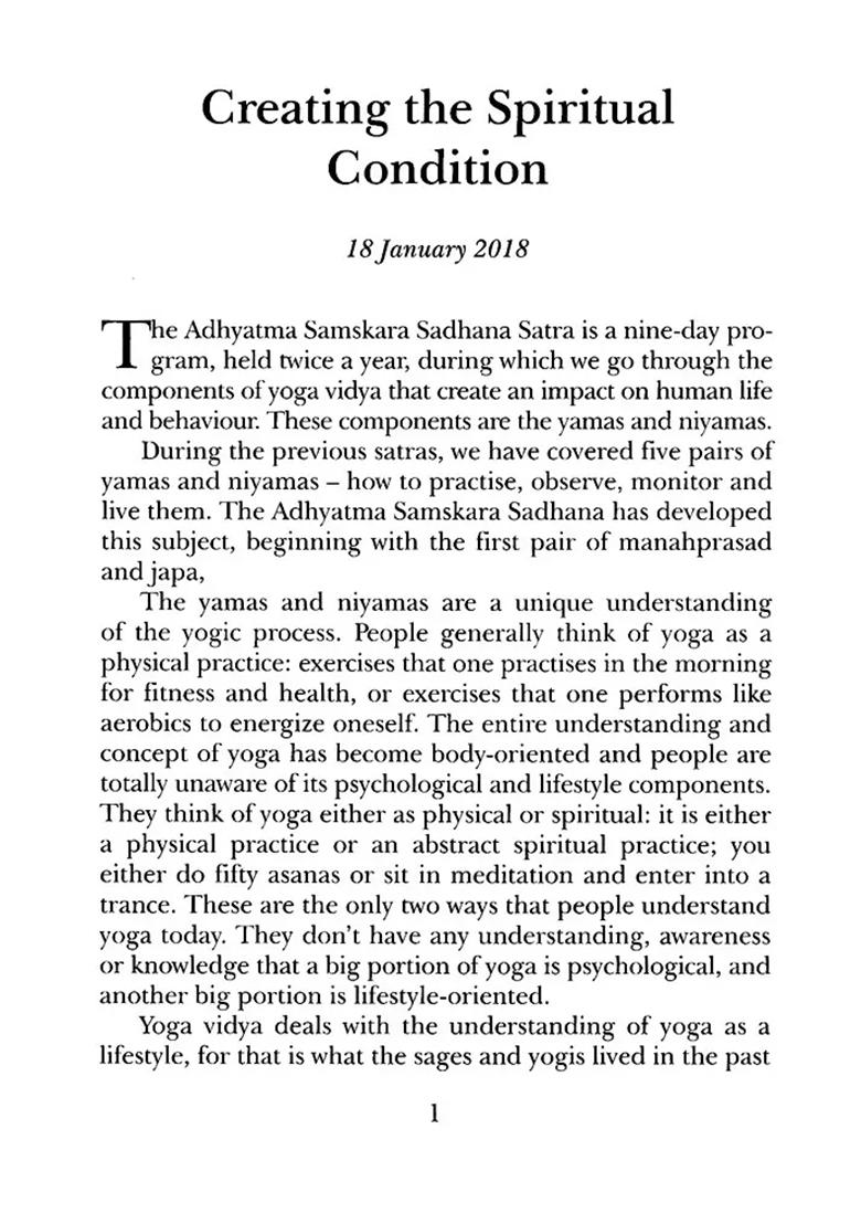 Yoga Chakra- The 2Nd Chapter: Exploring Samskaras Of Shantata And Niyamitata (Volume 8) - Indya
