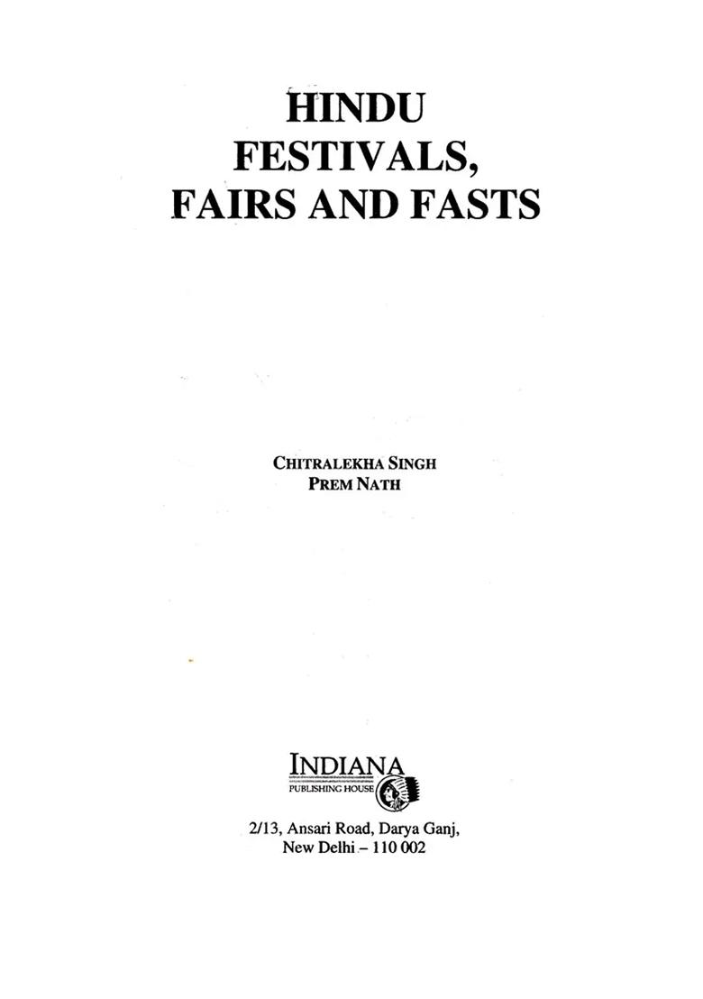 Hindu Festivals, Fairs And Fasts - Indya