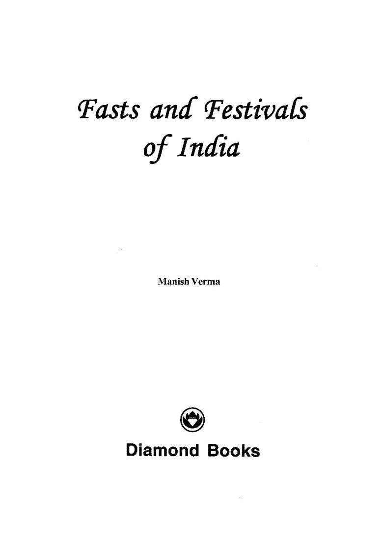 Fasts And Festivals Of India - Indya