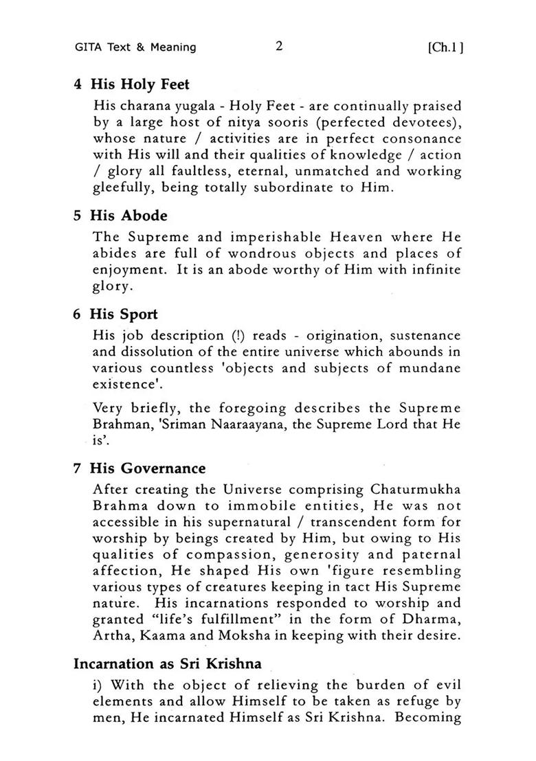 A Condensed Rendering Of Sri Ramanuja