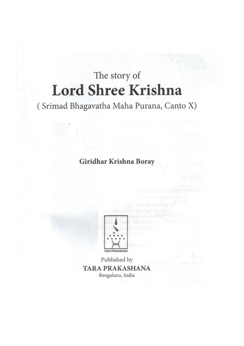 The Story Of Lord Shree Krishna (Srimad Bhagavatha Maha Purana, Canto X) - Indya