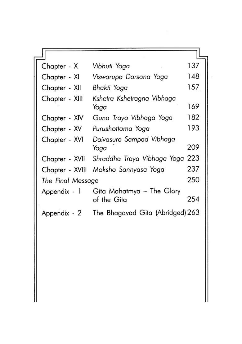 Bhagavad Gita In A Nutshell - Indya