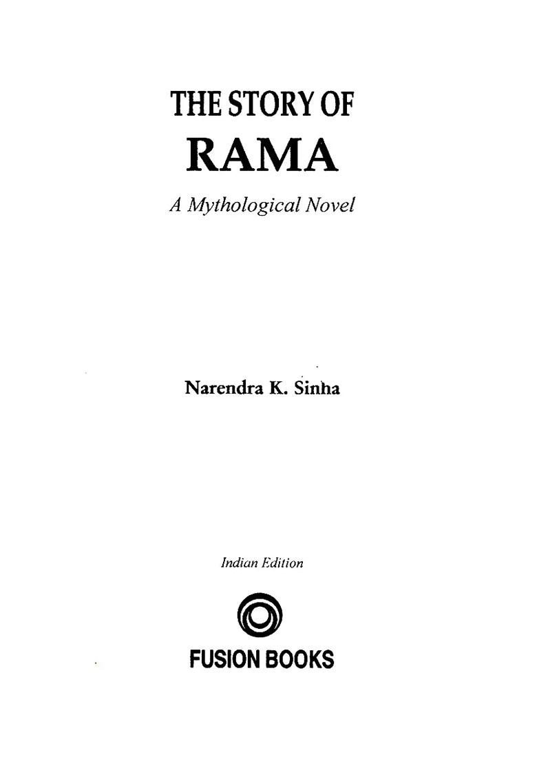 The Story Of Rama- A Mythological Novel - Indya