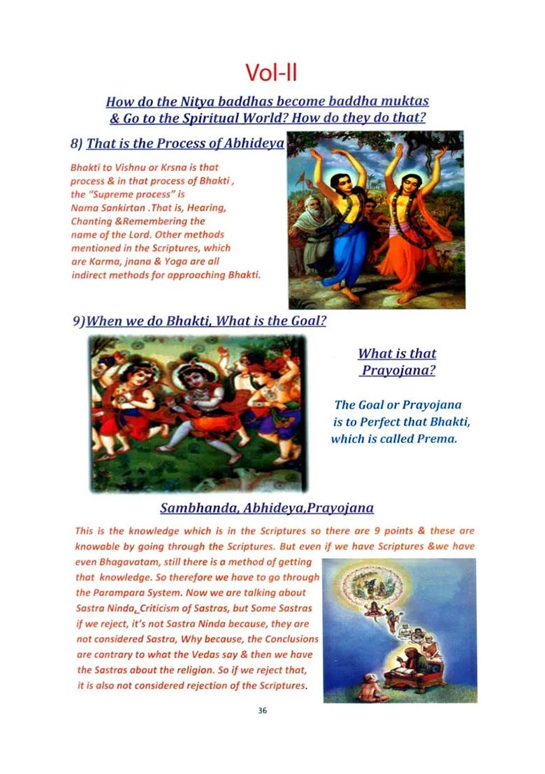 Attainment Of Suddha Nama & Suddha Bhakti - Set Of 2 Volumes - Indya