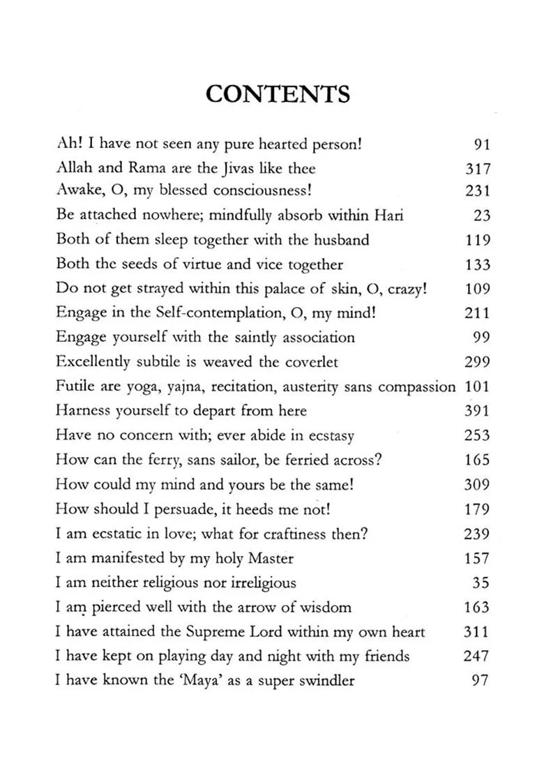 Soulful Songs Of Kabir (Selected Poems) - Indya