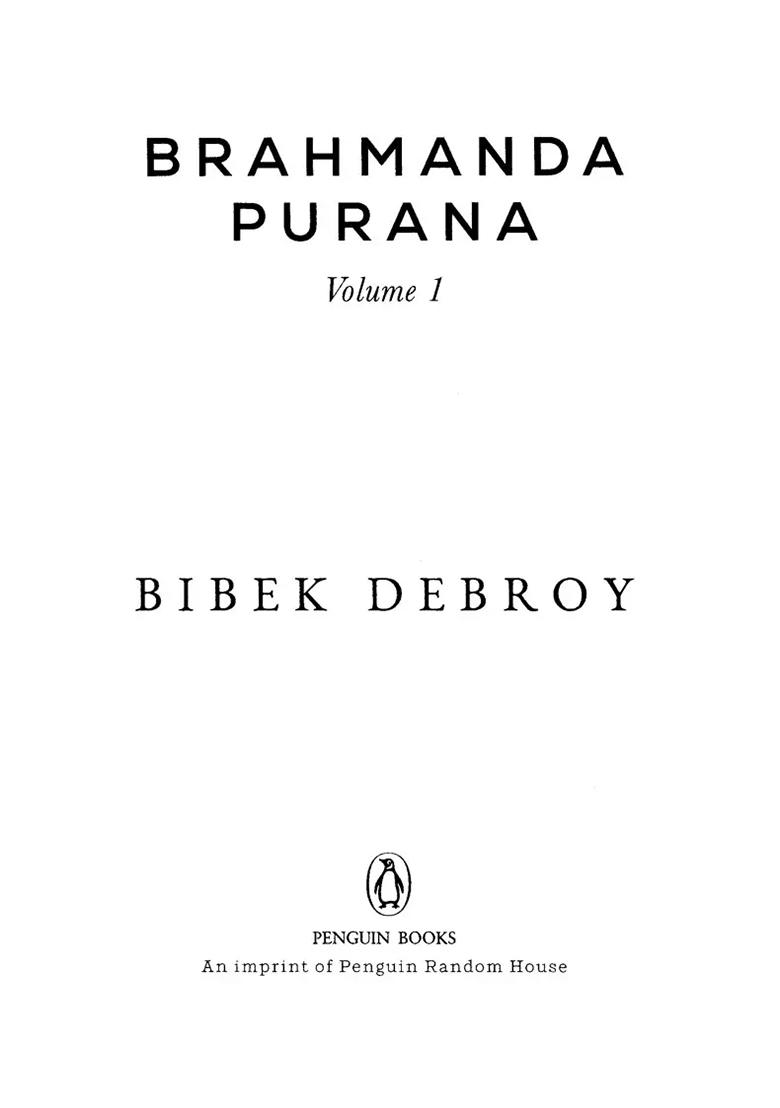 Brahmanda Purana (Set Of 2 Volumes) - Indya
