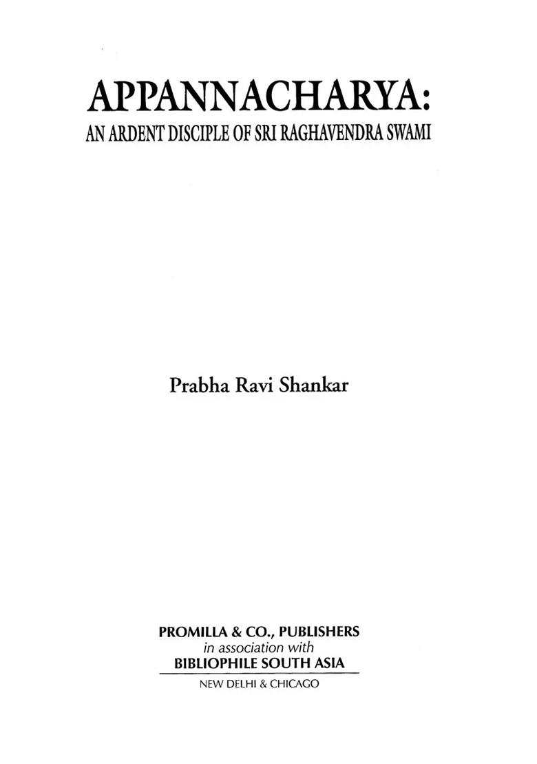 Appannacharya: An Ardent Disciple Of Sri Raghavendra Swami - Indya