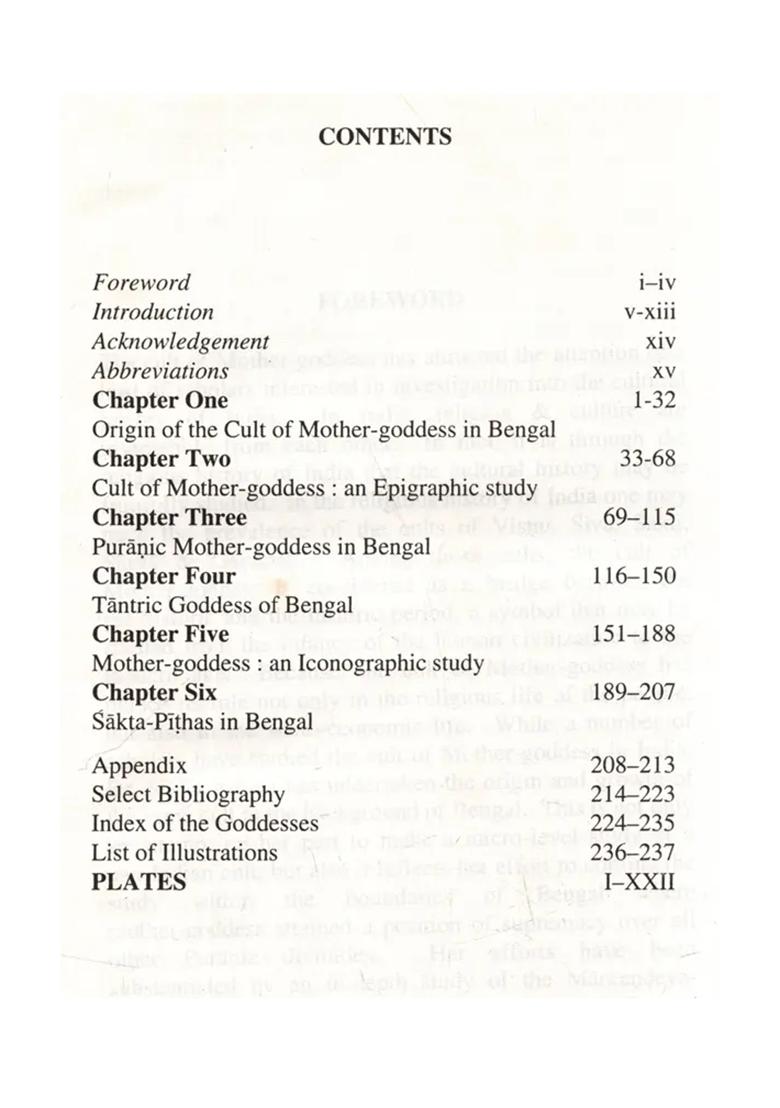 Mother-Goddess In Pre-Mediaeval Bengal:A Study Of The Evolution Of Concept & Forms Of Female-Divinities (An Old And Rare Book) - Indya